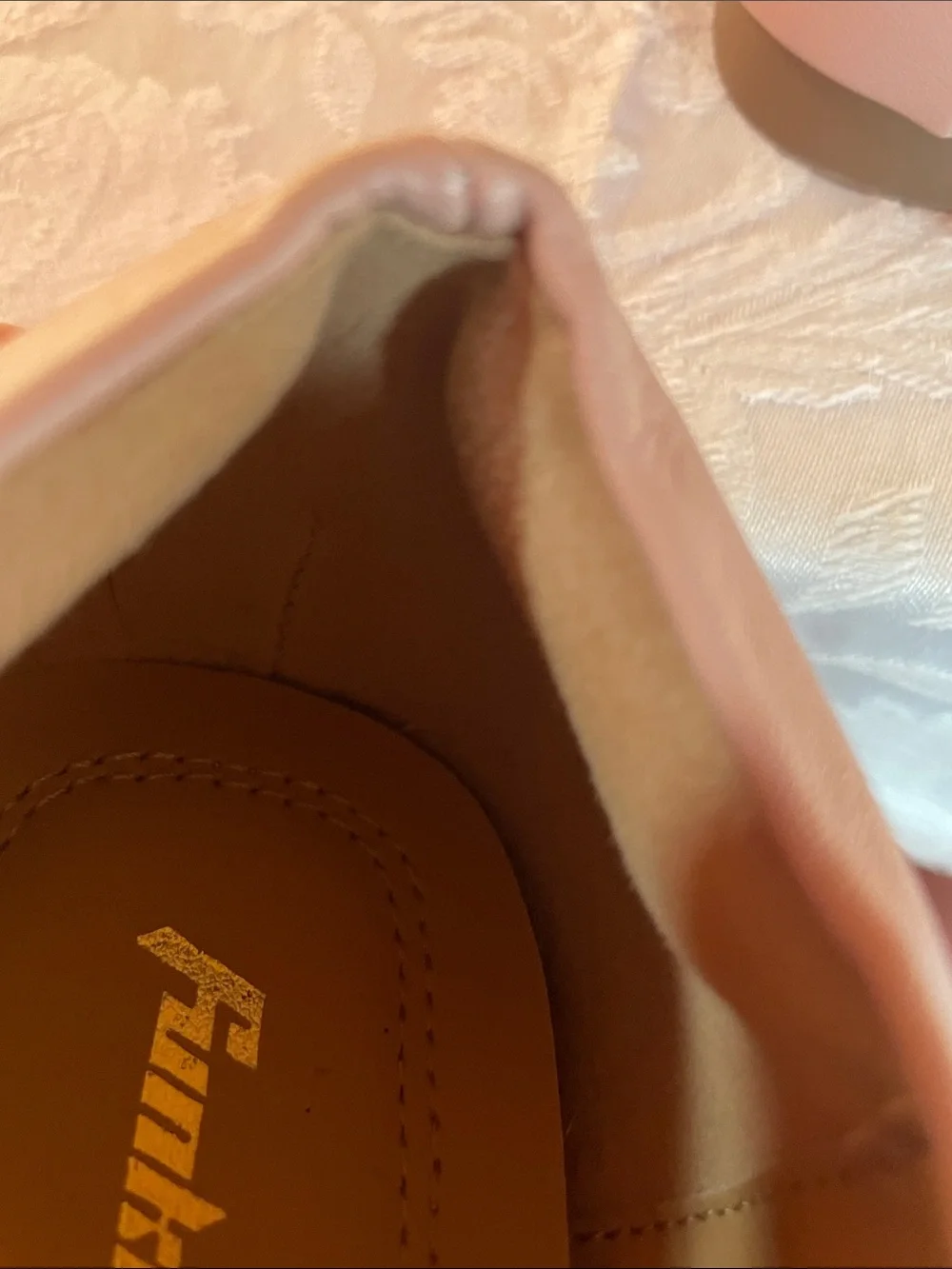 FUNKYMONKEY Women's Pointed-Toe Ballet Flats in Blush Pink NWOT Sz 10